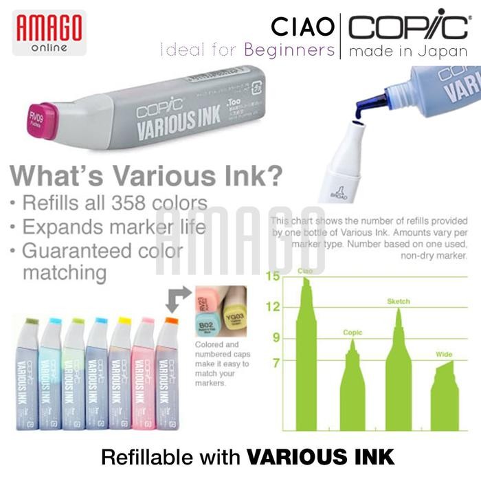 

Copic Ciao - 6 Color Set Pastel - Ccm/6Ps Gratisongkir