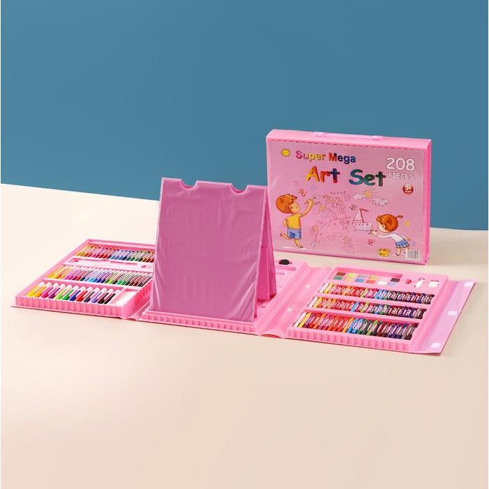 

Shenar Crayon Set 208 Pcs / Alat Menggambar Mewarnai Anak Gratisongkir