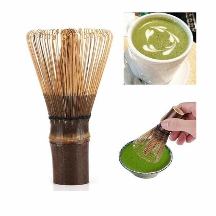Kedai Asmara Merko Chasen Harmony (Hitam) Matcha Bamboo Green Tea Stirrer