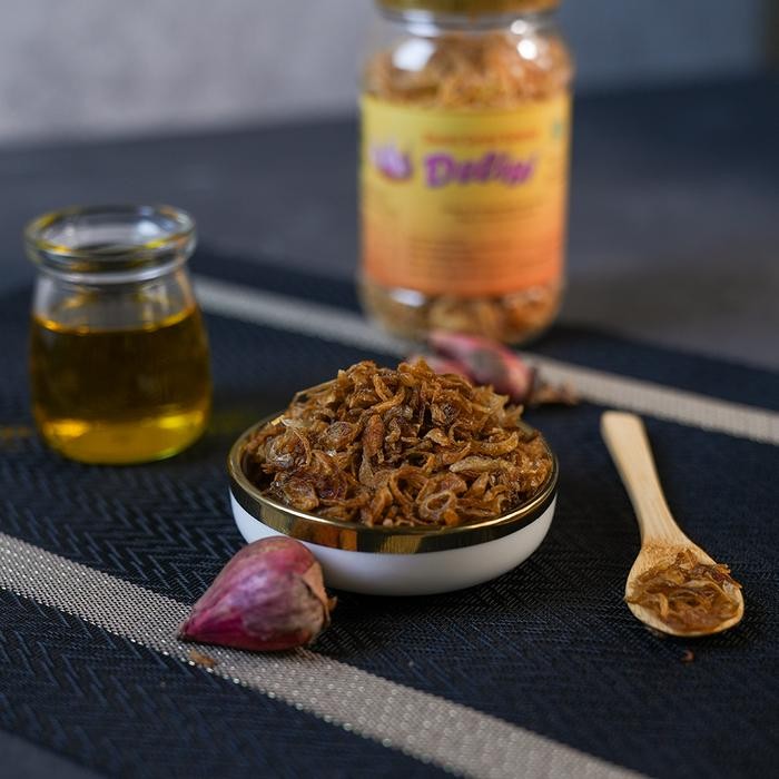 

Gdh Bawang Goreng DELISI - Brebes toples 350 gr - Halal - Fried Shallot