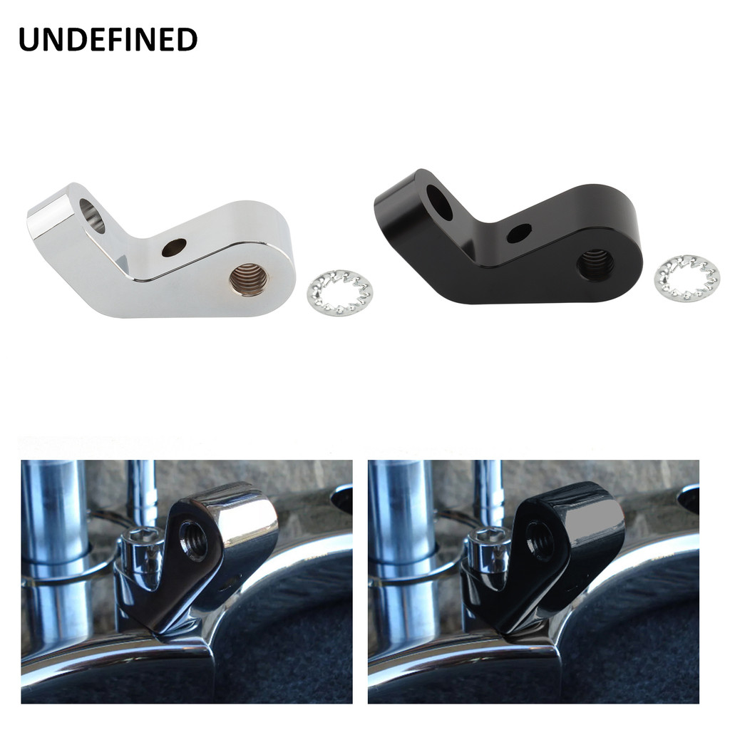 Motorcycle Extended Headlight Mount Extended Aluminum Headlamp Bracket for Harley Softail Springer B
