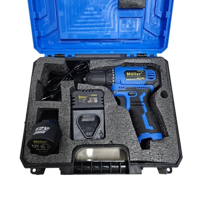 Mollar Cd12300 Bor Cordless Brushless Drill 12V Impact Drill 10Mm