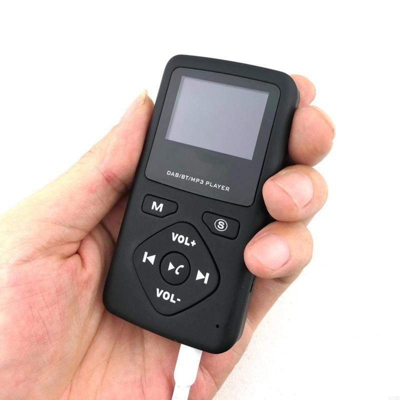 Personal Pocket FM Mini Portable Radio DAB Digital Radio Bluetooth-compatible 4.0 Earphone MP3 For