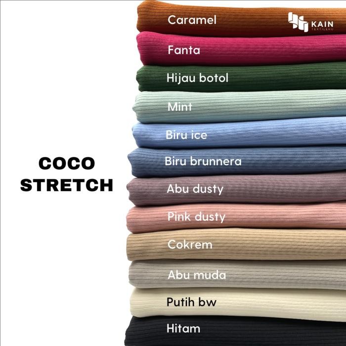 

BAHAN KAIN KNIT COCO STRETCH PER 0,5 KG KODE 125