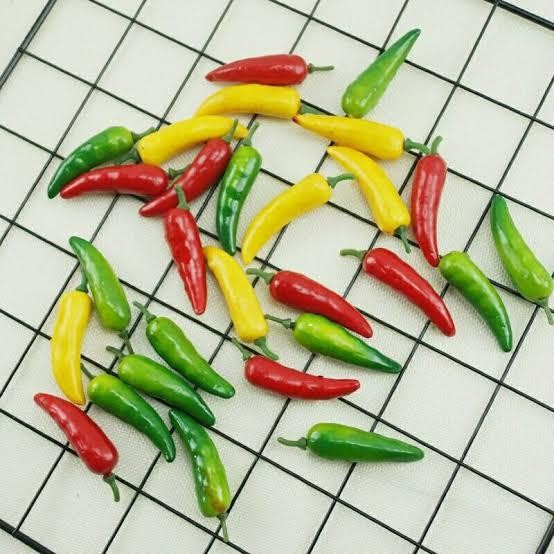 cabe hias/hiasan cabe/hiasan cabe rawit/chili artificial/cabe palsu