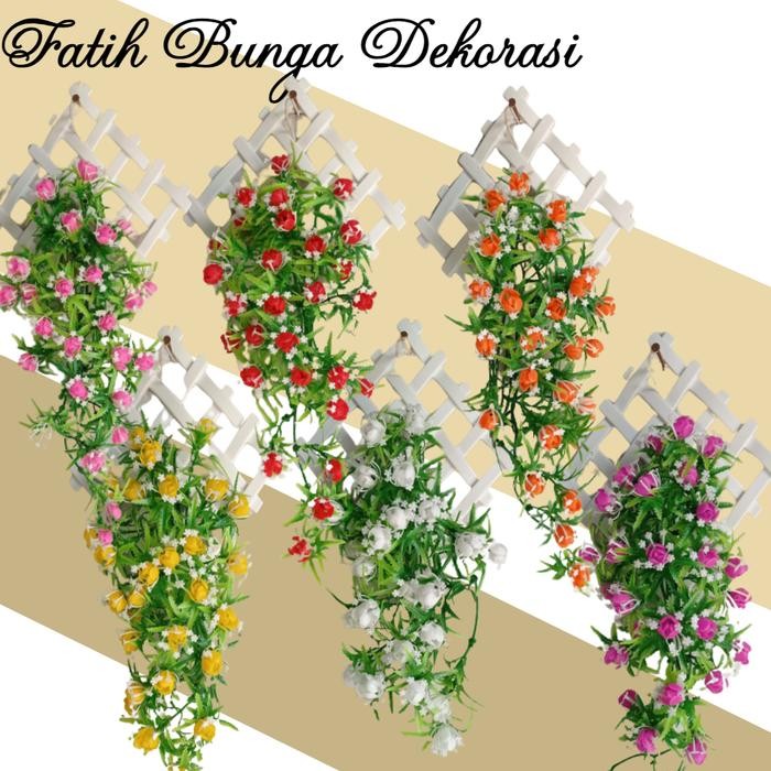 rambat karmelia free wajik/bunga plastik/bunga hias dinding/ARTIFICIAL