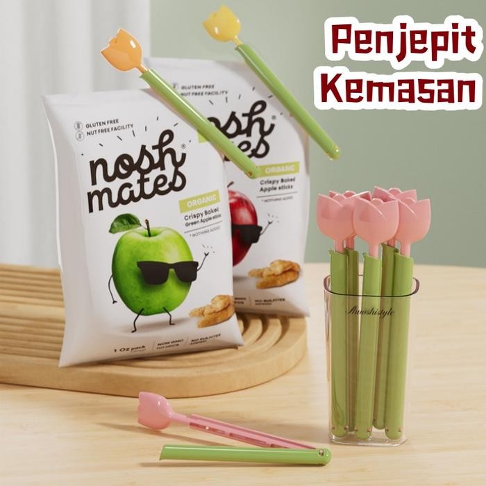 

5Pcs Penjepit Kemasan Makanan Ringan Food Penjepit Kemasan Snack Makanan Segel Jepitan Plastik Clips