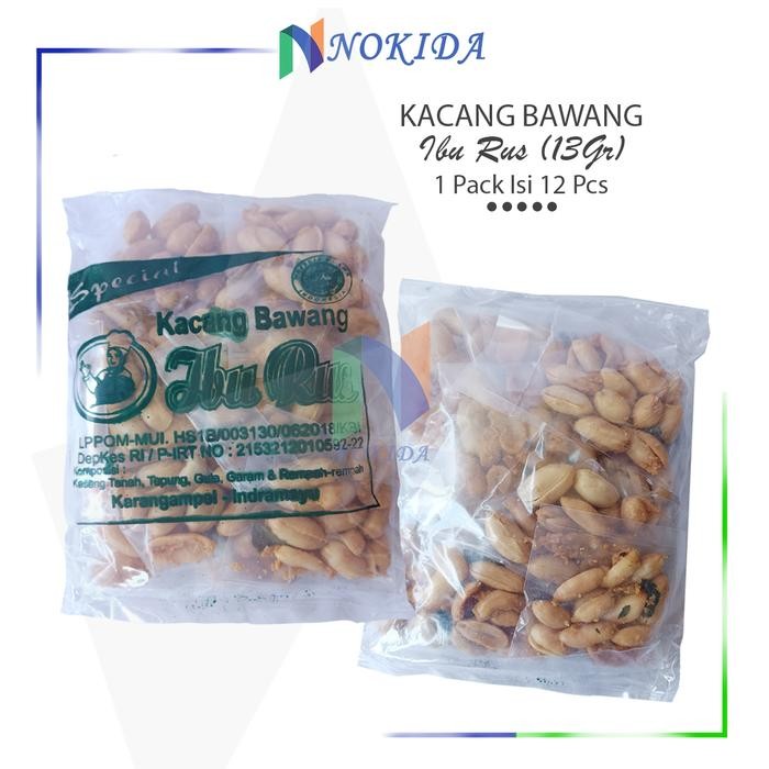 

Nokida Kacang Bawang Ibu Rus [Kemasan 100gr/200gr] / Kacang Goreng Daun Jeruk Cemilan Kering Gurih