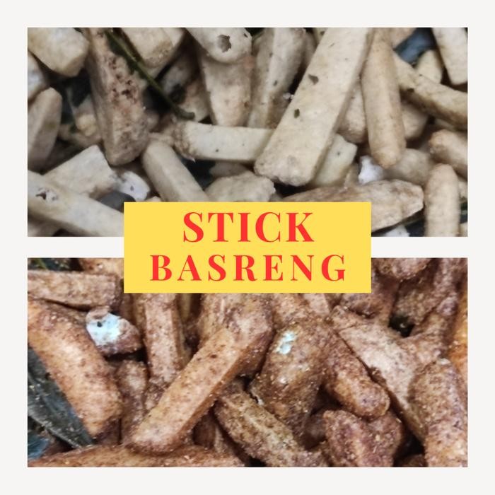 

STICK BASRENG DAUN JERUK - SNACK BASRENG KEKINIAN 100 g LIVE snack camilan cemilan murah micin pedas