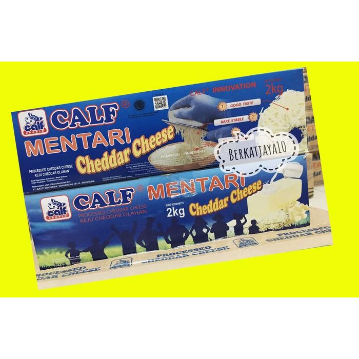 

Keju Calf Mentari Cheddar Cheese 2 Kg