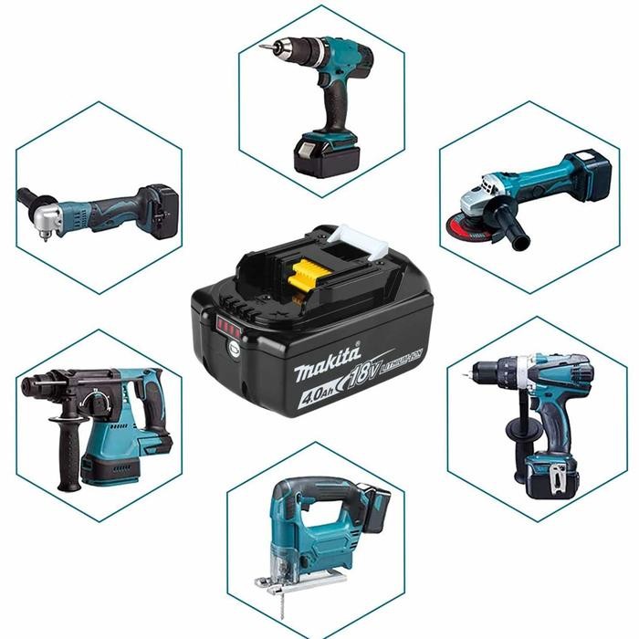 Baterai Makita Lithium 18V 4.0Ah/3.0Ah