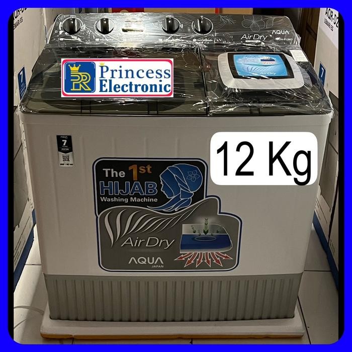 Mesin cuci Aqua 2 tabung 12 kg