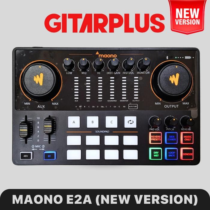 MAONOCASTER E2 Portable Streaming & Podcast Soundcard maono