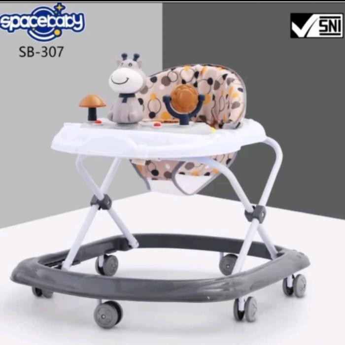 baby walker space baby / dorongan bayi / kereta bayi / belajar jalan.