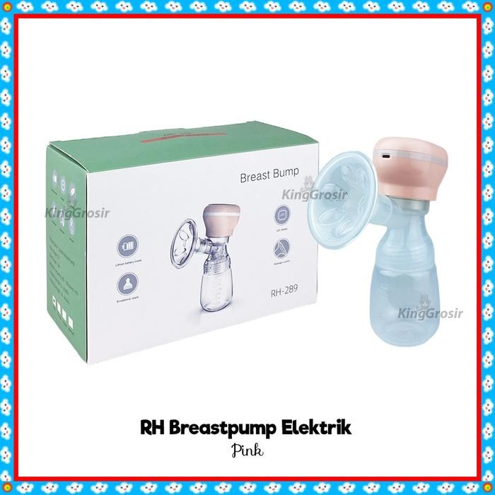 Qiutee Rh-289 Electric Portable Breast Pump Pompa Asi Single Electric