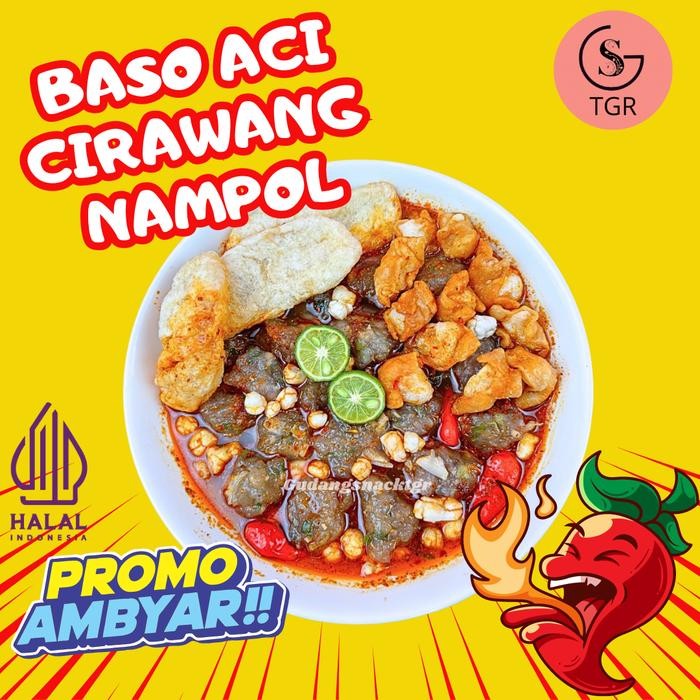 

New 1 BUNGKUS BASO CIRAWANG FOOD KALDU PEDAS - EKONOMIS Ayam Instan Kuah Makanan Msg Seblak Bawang
