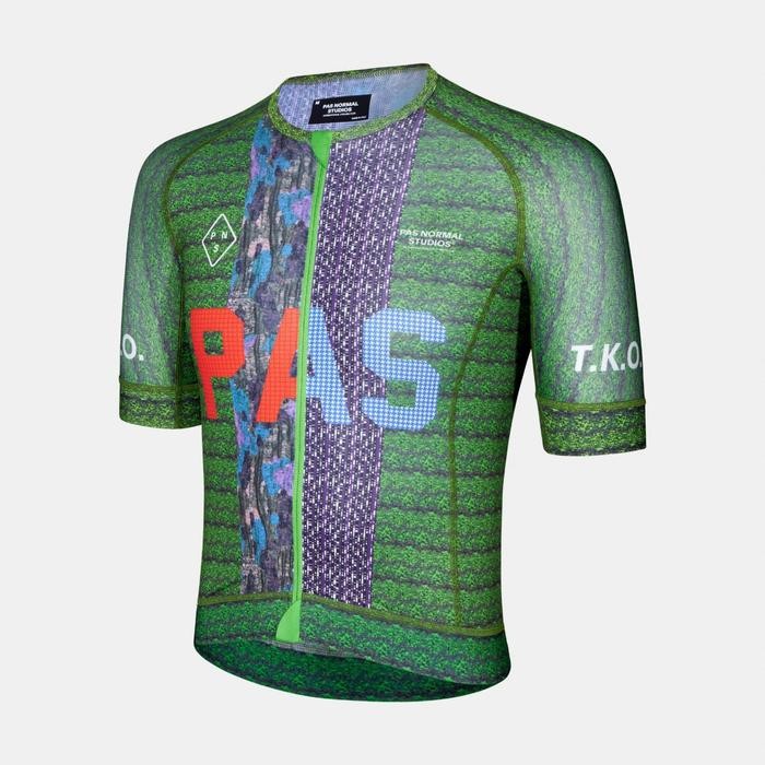 Jersey PNS TKO Green Road Bike - Jersey Sepeda Pas Normal Studios PNS Road Bike *