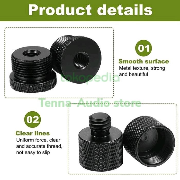 adapter sekrup tripod kamera stand mic converter shockmount *
