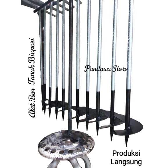 Bor Biop Spiral Termurah / Alat Bor Tanah Manual Multifungsi *