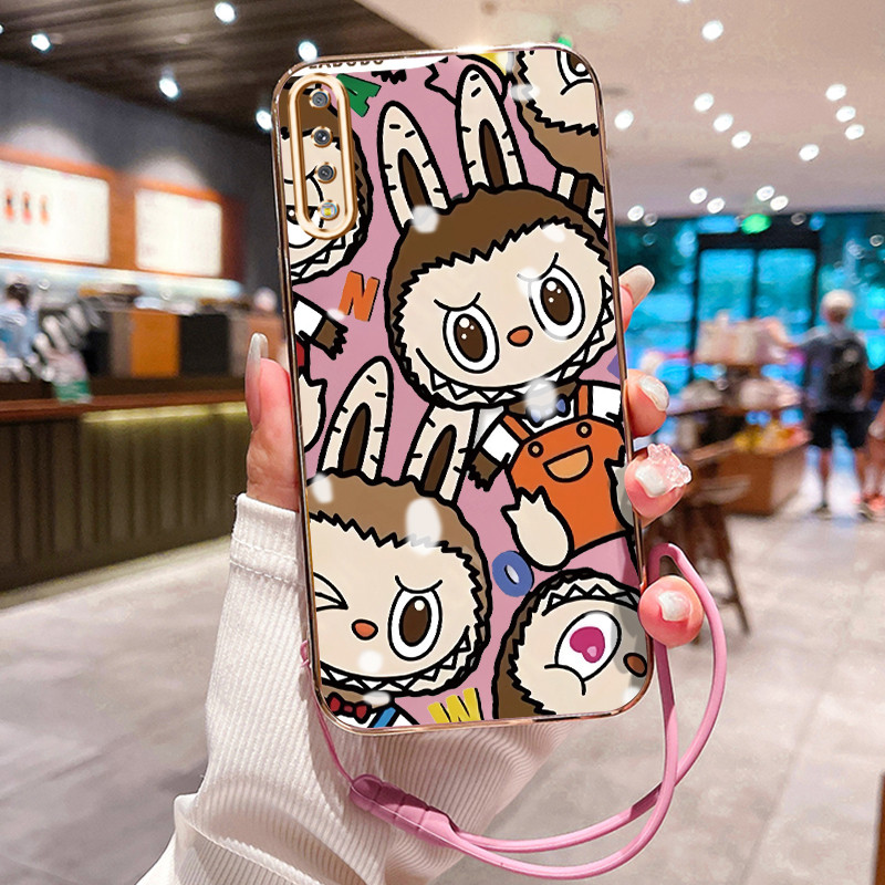 Casing Hp Untuk Samsung Galaxy A7 2018 Case Softcase Boneka pop Kesing elektroplating baru Kasing pe