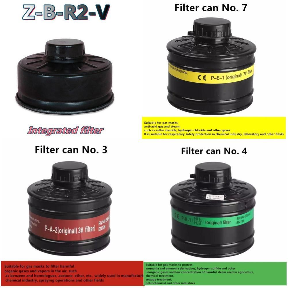 Gas Mask Filter 40mm Respirator Canister Practical Replacement Accessory mask Chemical gas mask