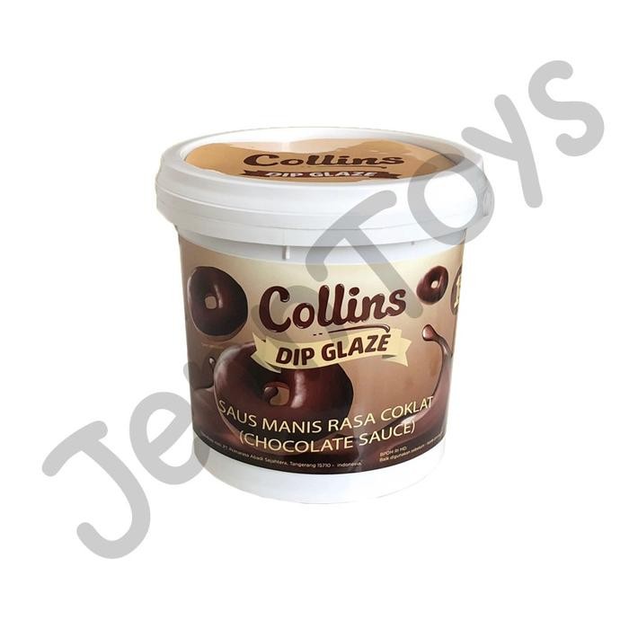 

Osyak.Mart Selai Dip Glaze Chocolate Collins 1Kg