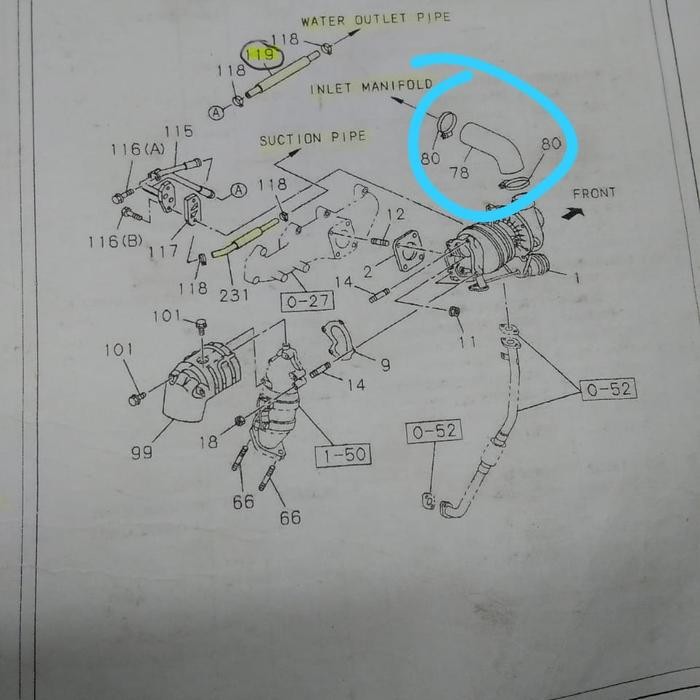 Selang Turbo Isuzu Panther Original