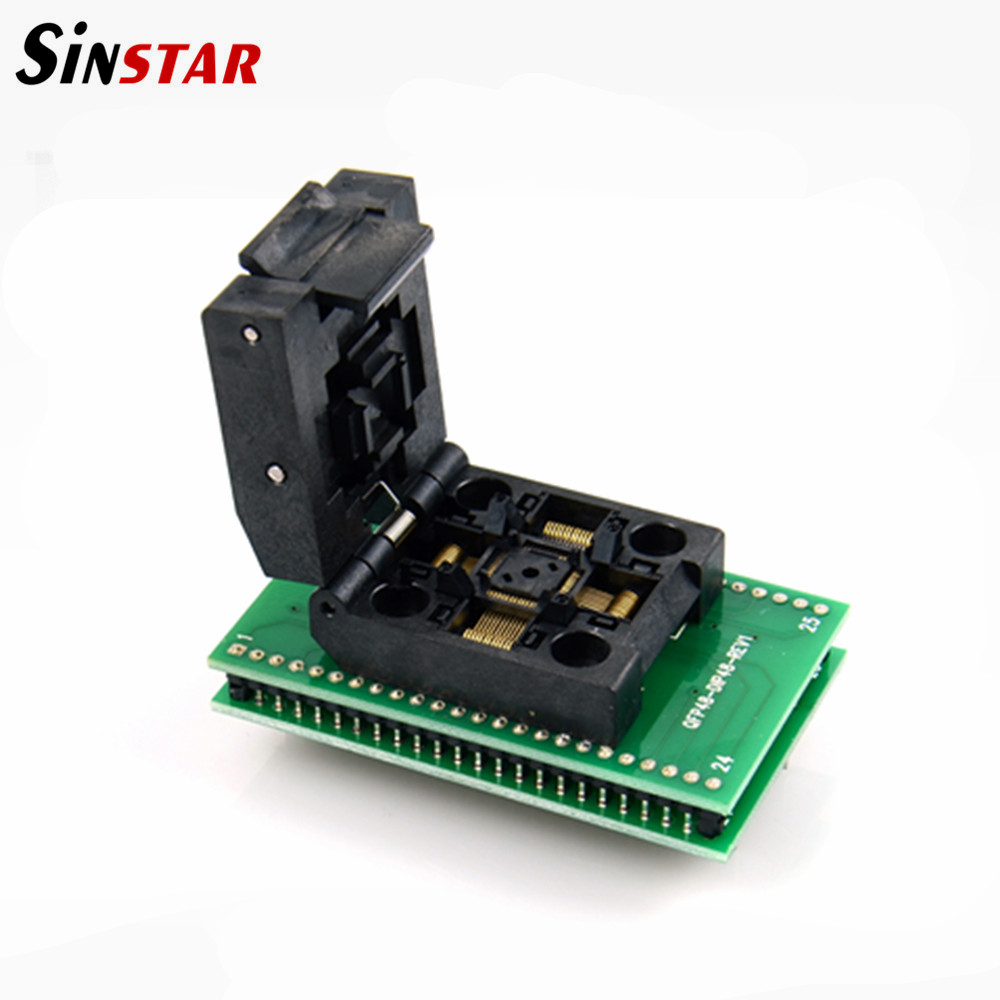 

TQFP48 QFP48 to DIP48 0.5mm Pitch LQFP48 tO DIP48 Programming Adapter MCU Test IC socket Programmer