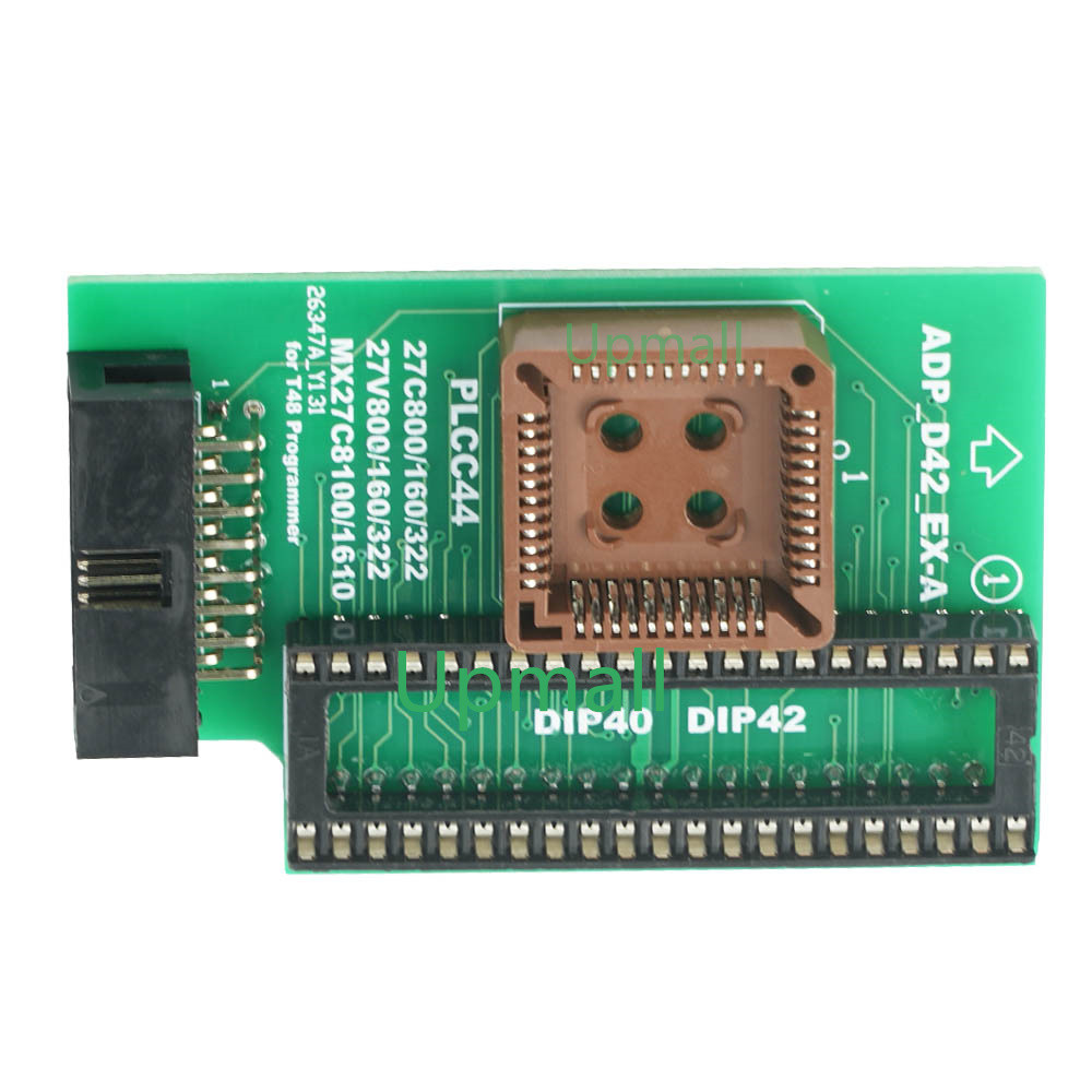 

XGecu ADP_D42_EX-A adapter / Socket for PLCC44 DIP42 27Cxxx 27Vxxx EEPROM only use on (TL866-3G)
