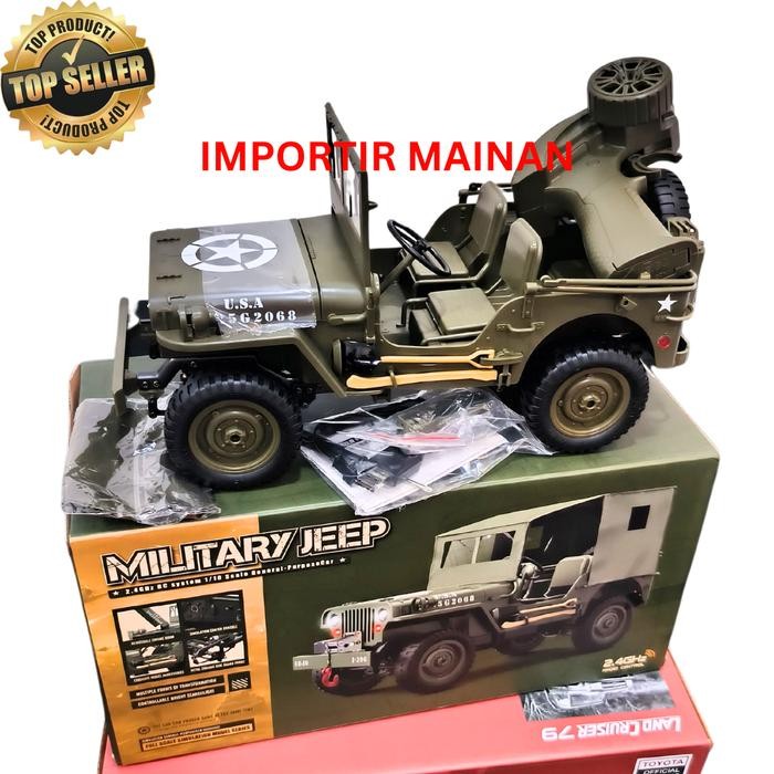 Jjrc C8815 Jeep Willys Military Rc Car Crawler Off-Road Full Propo Rtr Remote Control Toys