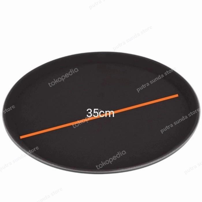 nampan/baki anti slip bulat 35 cm