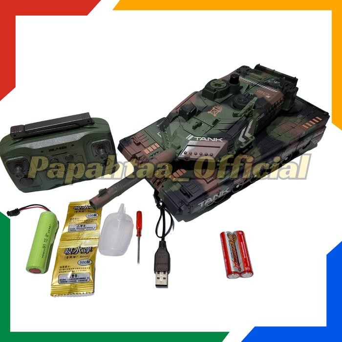 Rc Tank Asap Mainan Remote Control Bisa Nembak Remot Kontrol Alat Berat Tank Tembak Peluru