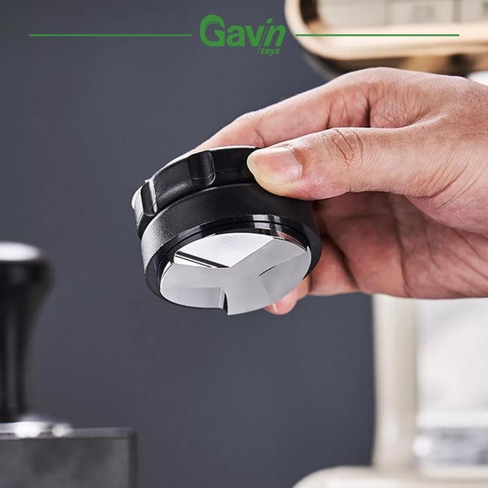 Distributor Kopi Plastik Abs Stainless - Coffee Distributor Portafilter Barista Tools - Meratakan