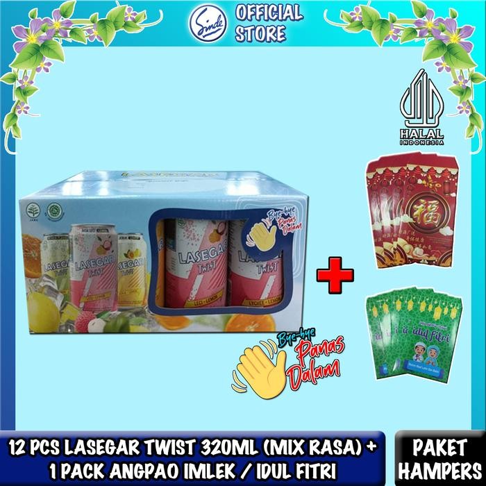 

Paket Hampers Lasegar Twist 12's Minuman Penyegar Mix Rasa Lemon, Leci Lemon, Lemon Orange