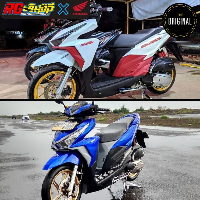 Cover Inner Body Kasar Vario 125 150 Led Old Merah Grey Honda Thailand