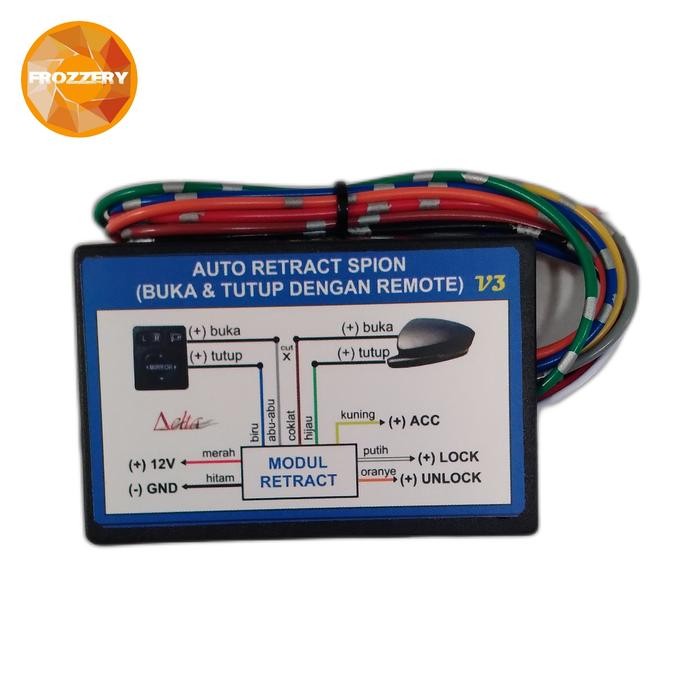 Modul Retrack Buka Tutup Spion Mobil Via Remote