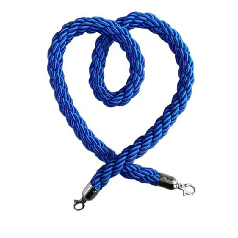 

High Quality 3m Long Twisted Lining Barrier Rope,KINJOIN Flannel Sling For Welcoming Queuing