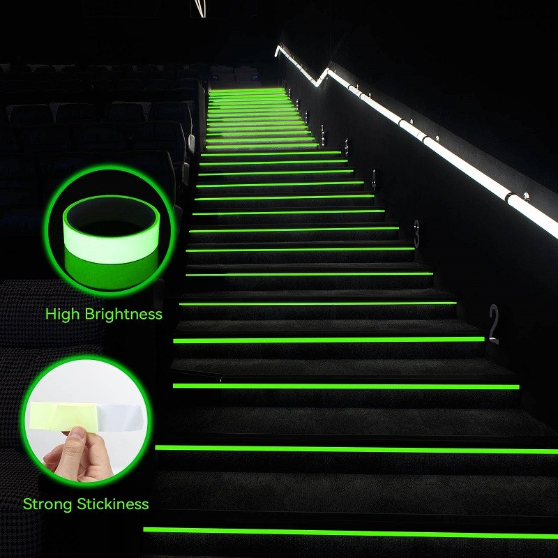 

3M Glow In The Dark Tape Luminescent Emergency Luminous Photoluminescent Stickers For Safety Egress