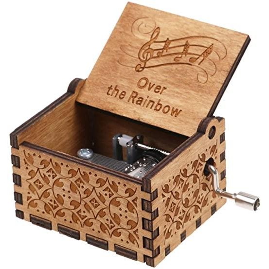 Musik Box Somewhere Over the Rainbow - Kotak Musik - Vintage