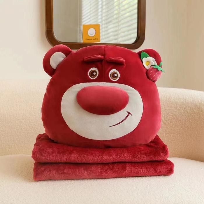 BALMUT LOTSO , BONEKA BANTAL SELIMUT BAHAN PLUSH IMPOR