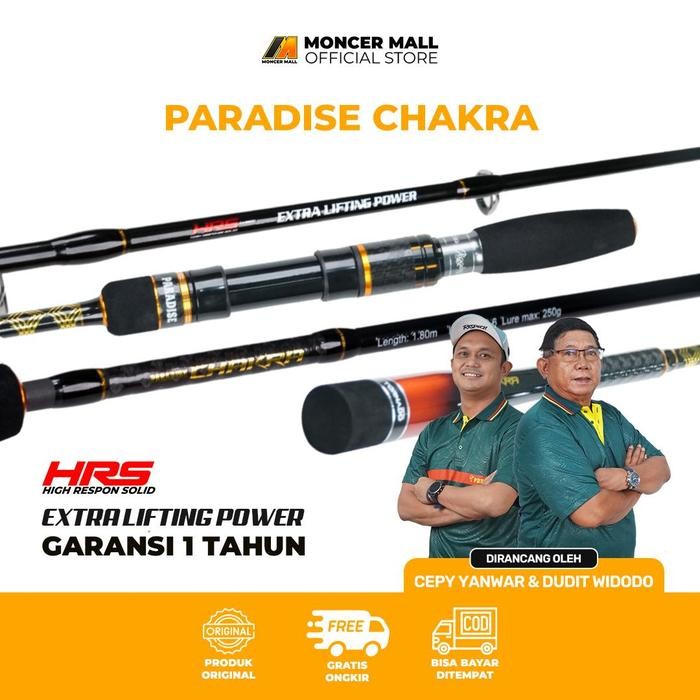 Joran Paradise Chakra Jigging Untuk Dasaran Laut Panjang 180 CM