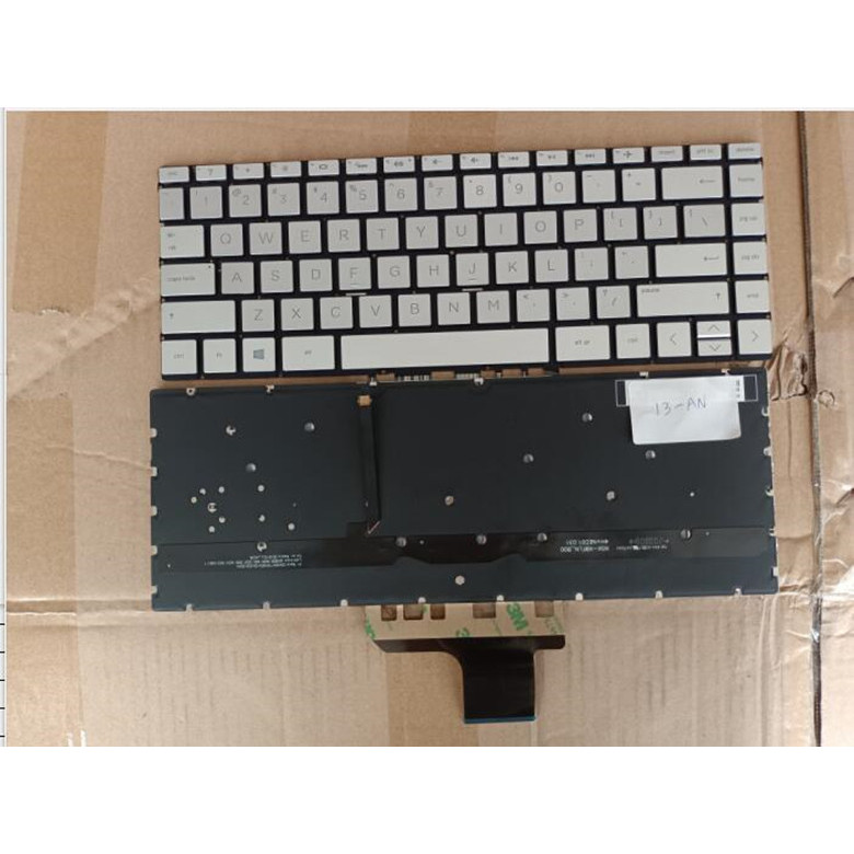 New For HP Pavilion 13-an 13-an0000 13-an0010nr 13-an0031wm Keyboard US Backlit Silver