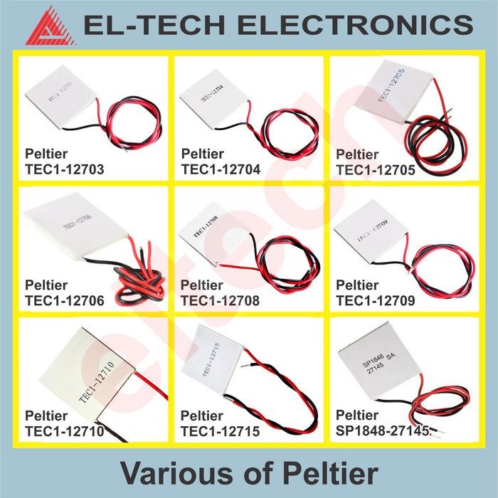 Peltier Cooler Pendingin Insulation TEC1 12704 12706 127 12710 12715 *