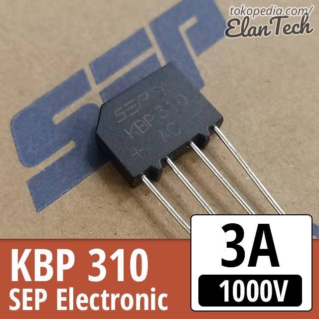 Diode Bridge KBP310 3A 1V SEP KBP 310 Dioda Sisir Elantech *