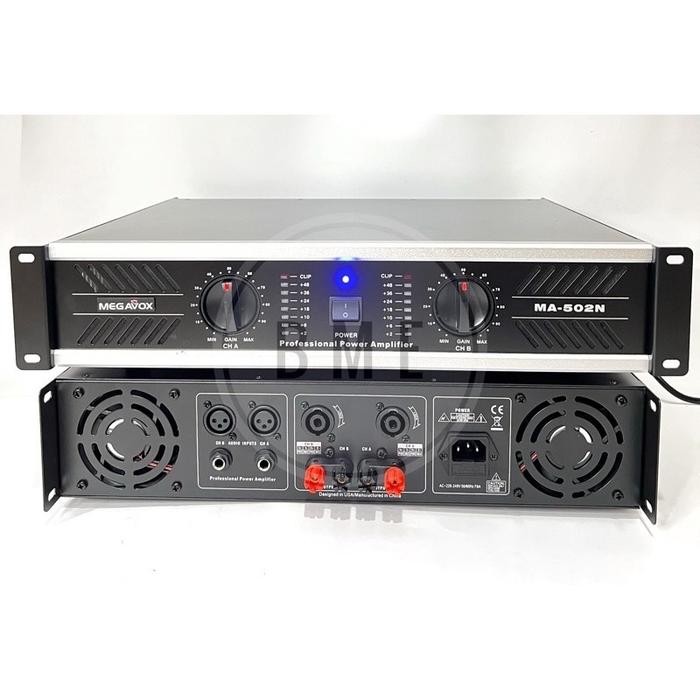 POWER AMPLIFIER MEGAVOX MA 502N POWER AMPLI MEGAVOX MA502 *