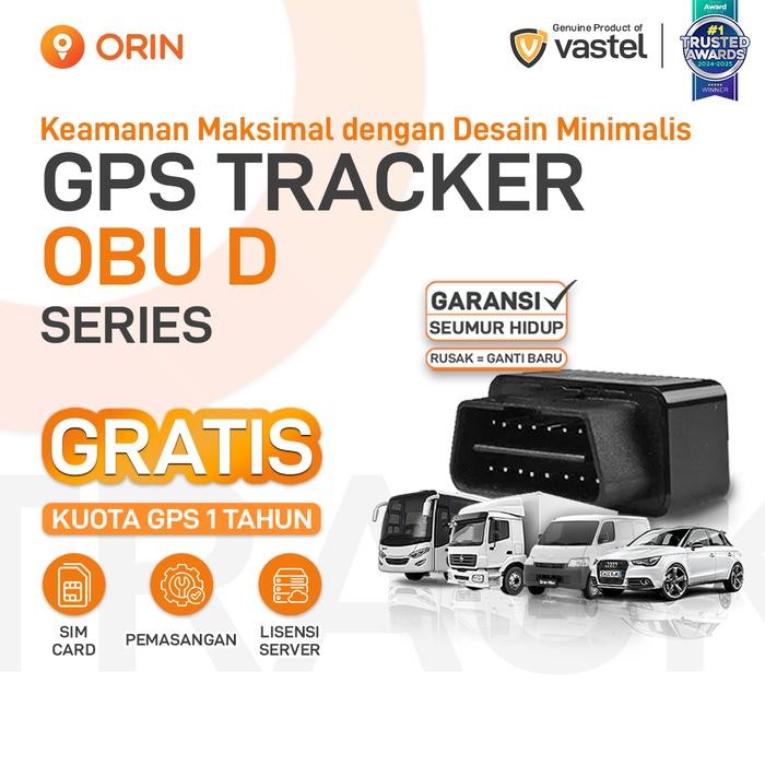 N OBU D - GPS Tracker Mobil Alat Pelacak Mini Tracking Tanpa Kabel OBD *