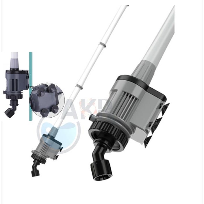 VACUM CLEANER LISTRIK ALAT PEMBERSIH KOTORAN DASAR AIR AQUARIUM KOLAM MULTI FUNGSI