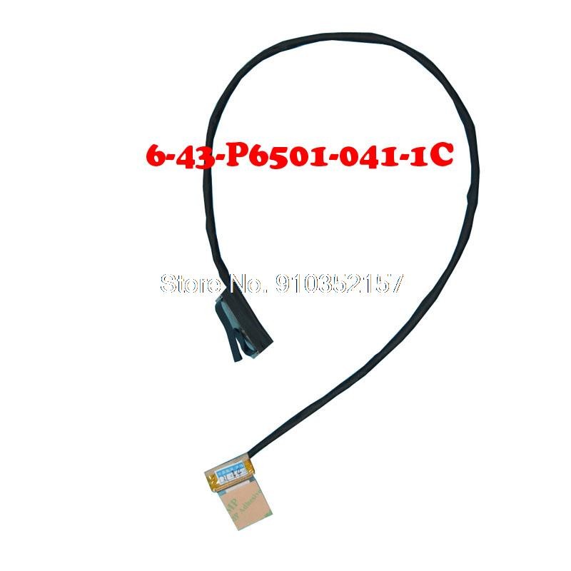Laptop 30PIN LCD EDP Cable For CLEVO P650 6-43-P6501-041-1C 6-43-P6501-051-1C P650SE P651SE P650SG P