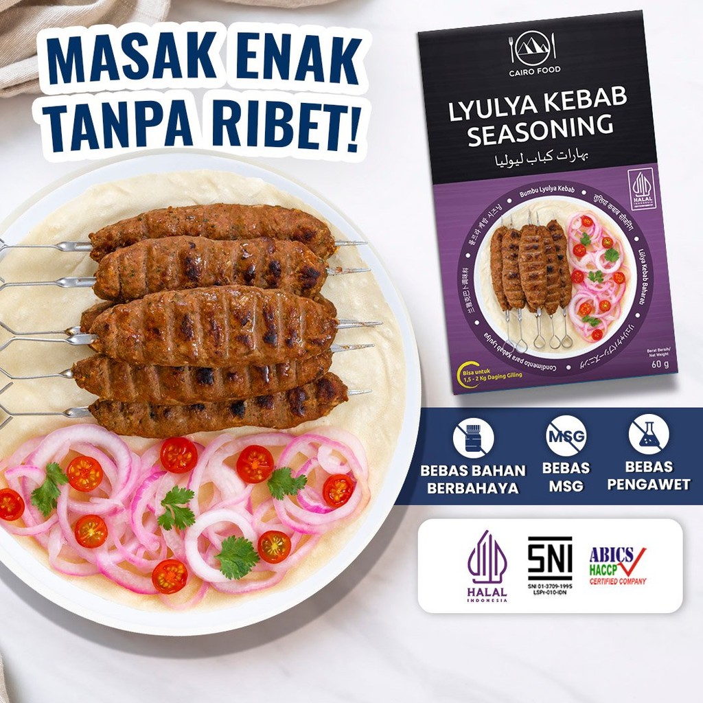 

Bumbu Kebab Lyulya Sehat - Cairo Food