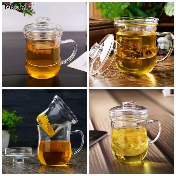 [Expert] GELAS INFUSER GLASS TEAPOT REMPAH JSR ANTI PANAS